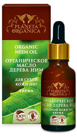 Органическое масло дерева Ним для сухой кожи ног