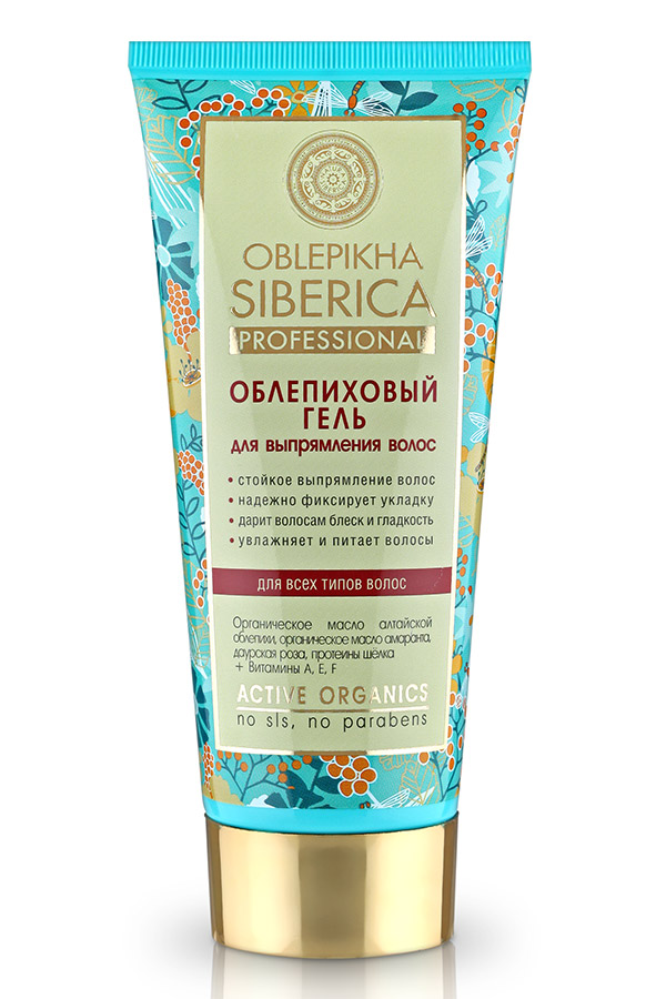 Облепиховый гель для выпрямления волос