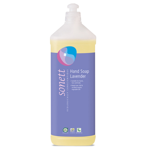 Органическое жидкое мыло для рук Лаванда