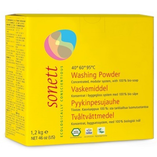 Органический стиральный порошок при 40° – 95° C