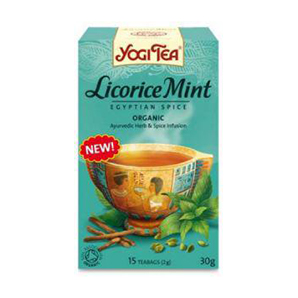 Органический чай Yogi Tea «Licorice Mint» (Солодка и Мята)