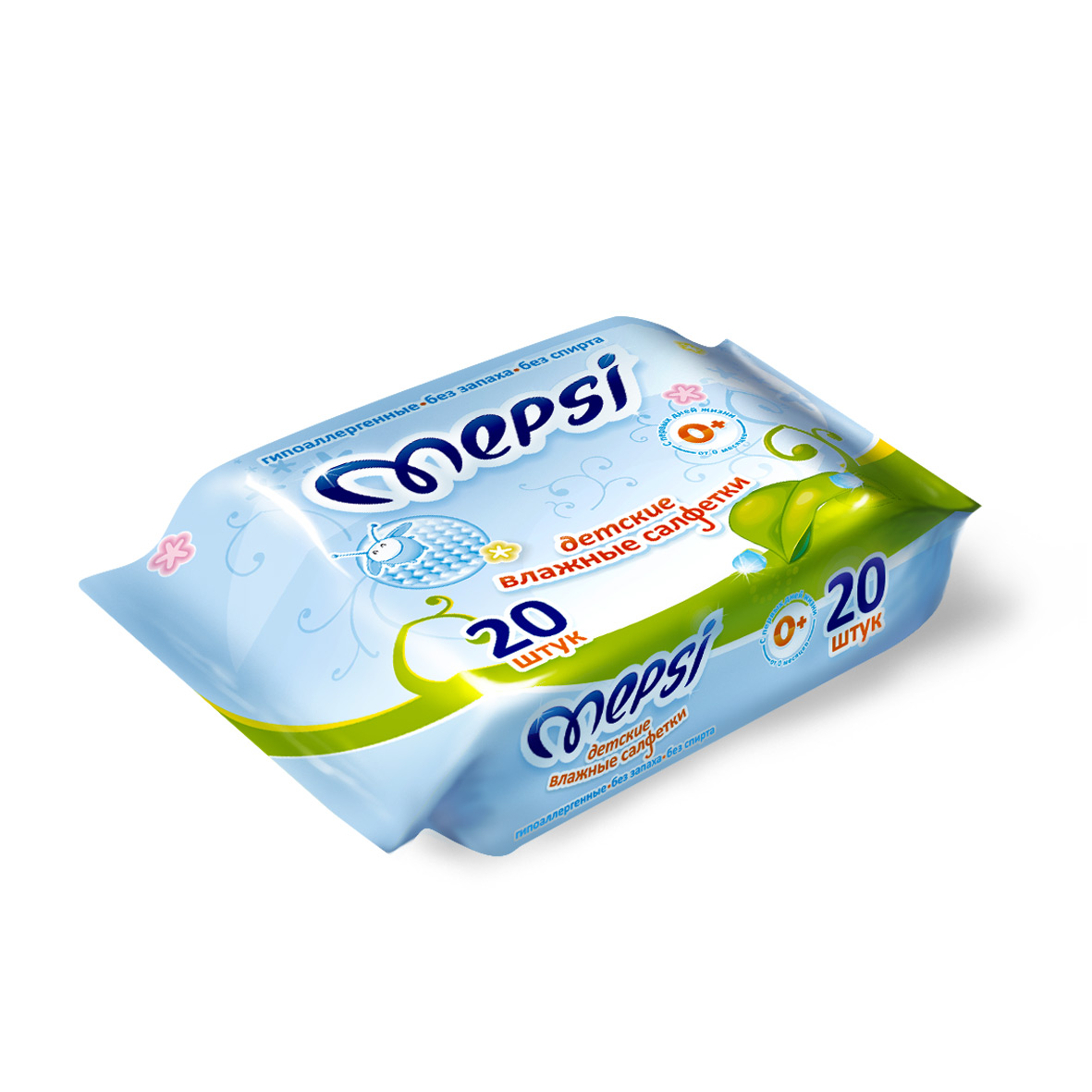 Mepsi Детские влажные салфетки 20 шт