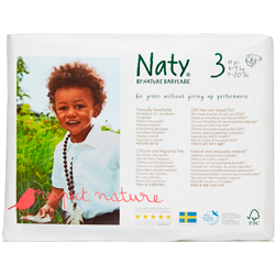 Подгузники размер 3, 4-9 кг. Naty, 31 шт