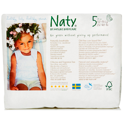 Подгузники-трусики размер 5, 12-18 кг. Naty, 20 шт