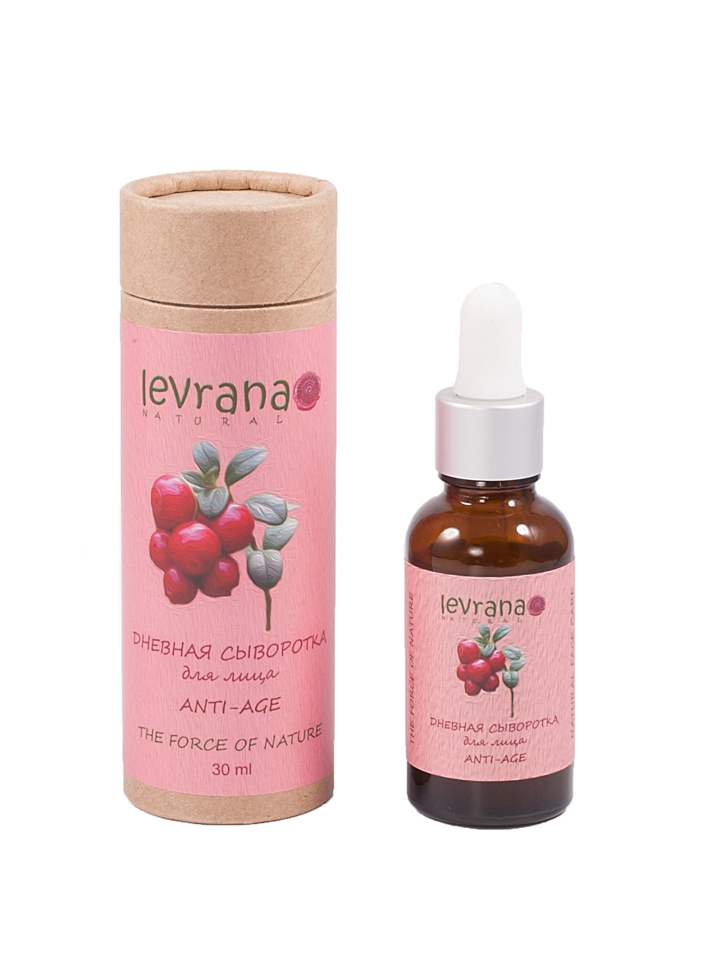 Дневная сыворотка для лица и области вокруг глаз Брусника ANTI-AGE