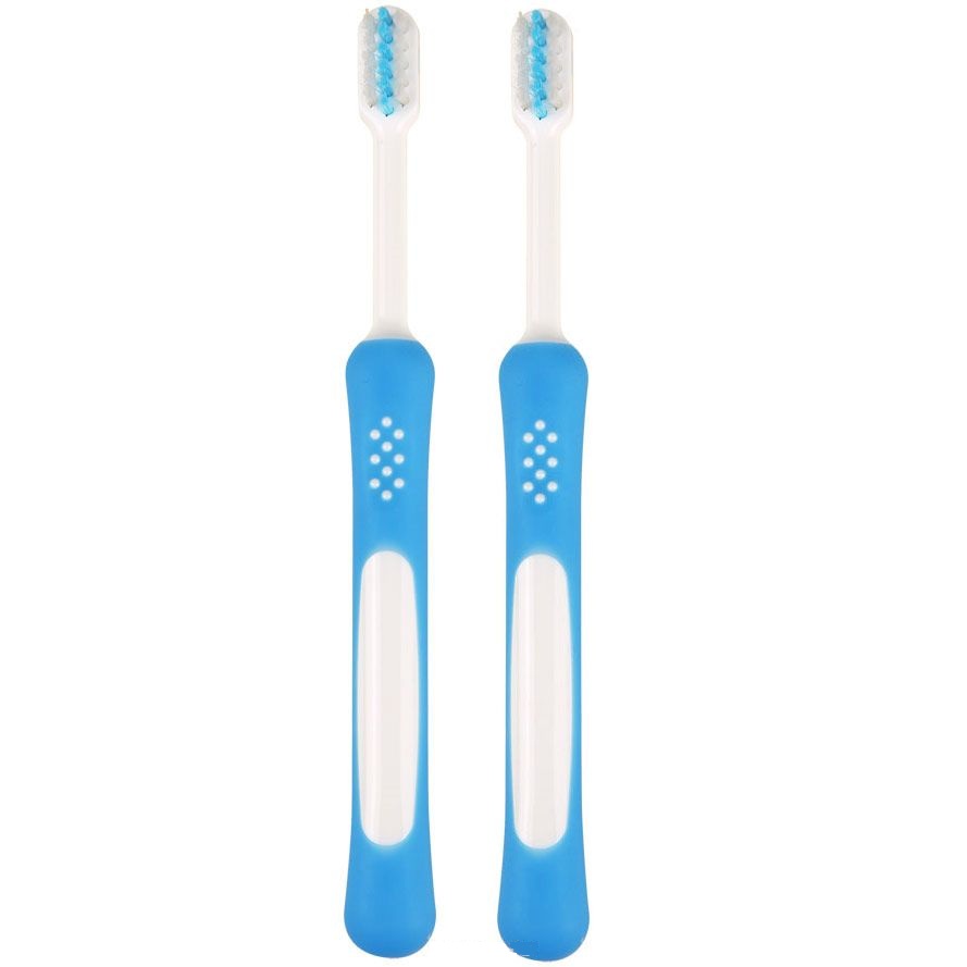Набор зубных щеток 18+ мес. Голубые