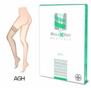 Чулки лечебные компрессионные на резинке из микрофибры с закрытым носком SOFT К2 (арт. M2170)