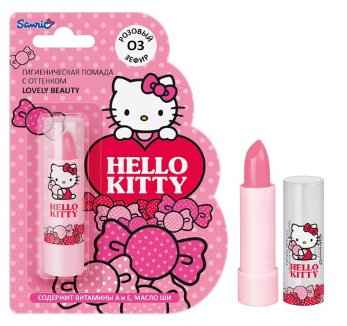 игиеническая помада с оттенком