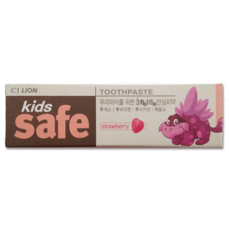 Детская зубная паста с ароматом клубники KIDS SAFE