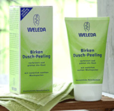 Березовый пилинг для душа 150 мл, Weleda, Германия