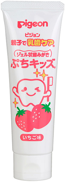 Гель для чистки молочных зубов 18+ мес, с клубничным вкусом