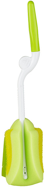 Щеточка с губкой для мытья детских бутылочек Pigeon, Япония