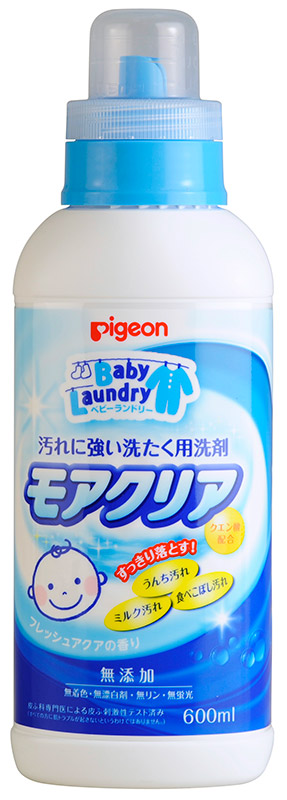 Жидкое средство для стирки детских вещей, флакон, 600мл Pigeon, Япония