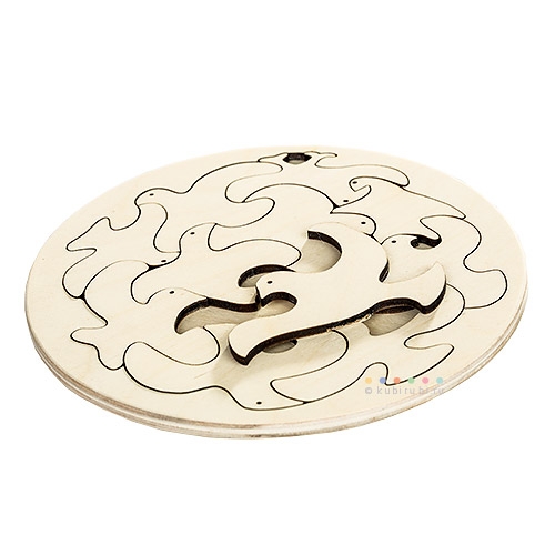 «Птицы» Деревянная головоломка ручной работы