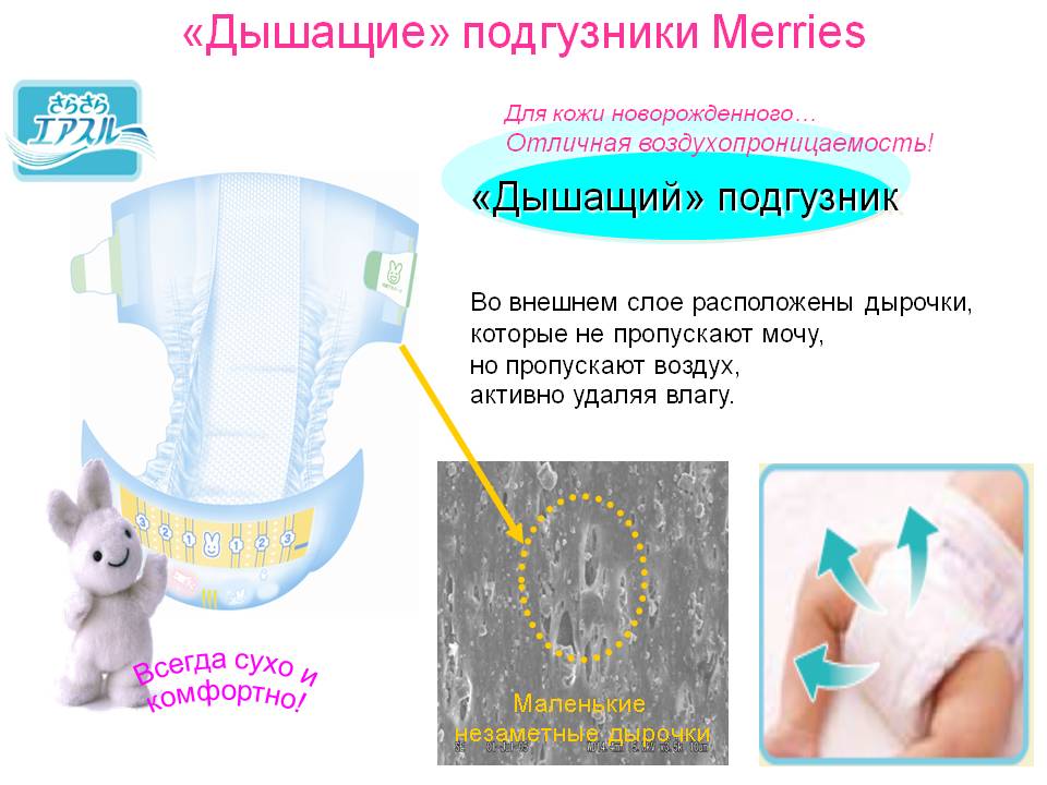 Подгузники Merries 2